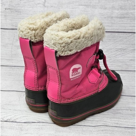 SOREL Kids' Yoot Pac Nylon Snow Boot Ultra Pink Alpine Tundra Size 13 - Picture 5 of 13